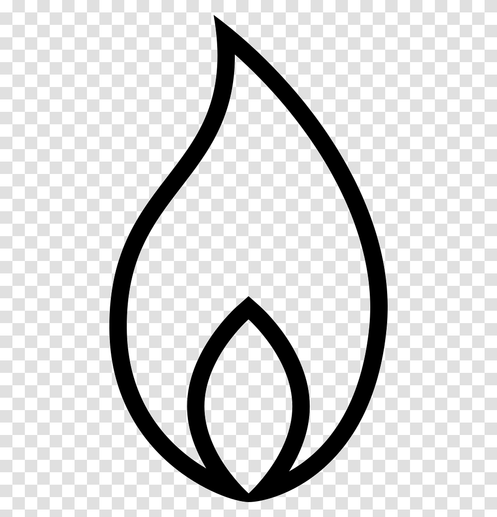 Flame Outline Outline Of A Flame, Label, Stencil, Arrow Transparent Png
