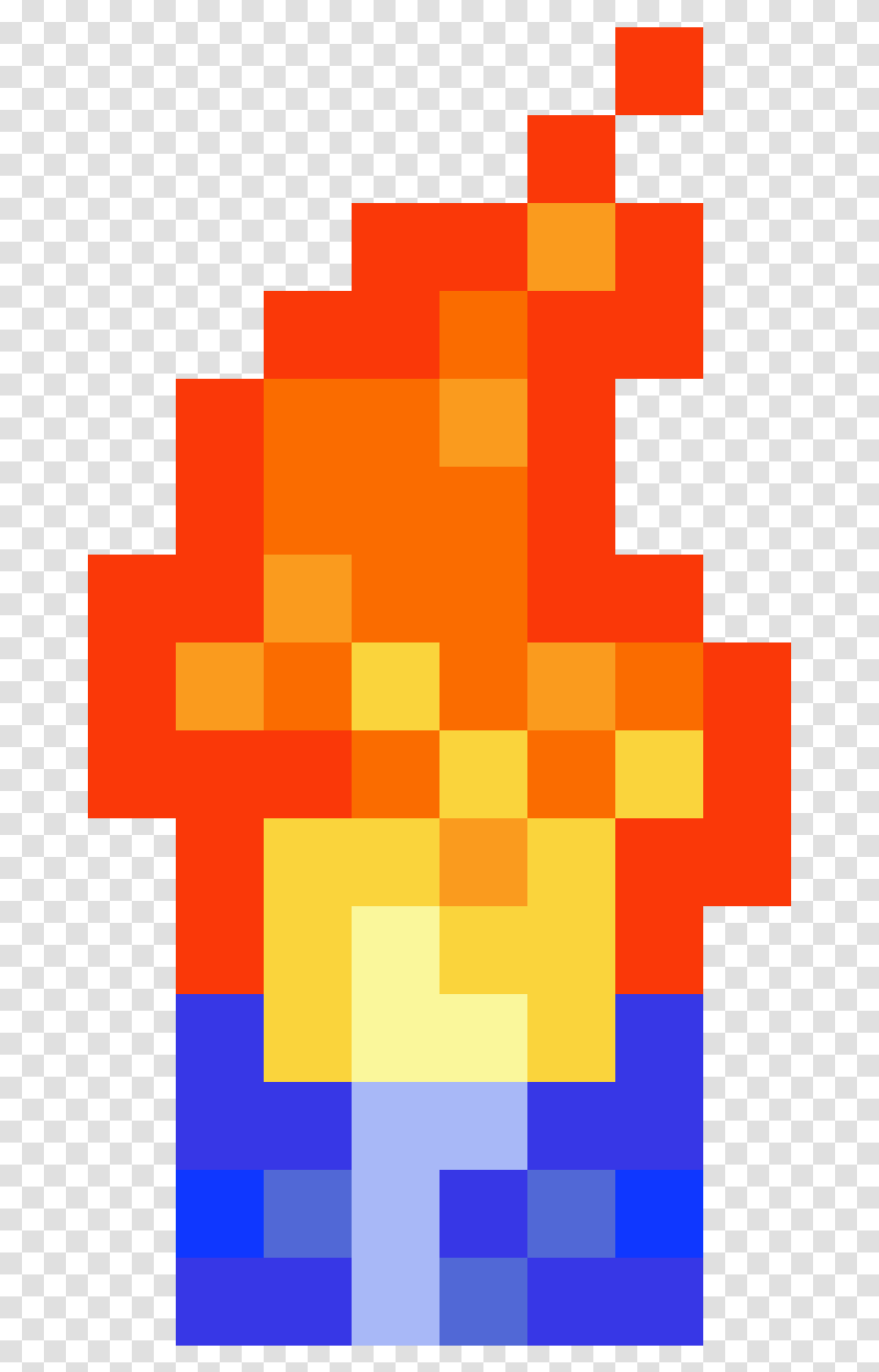 Flame Pixel Art, Logo, Trademark Transparent Png