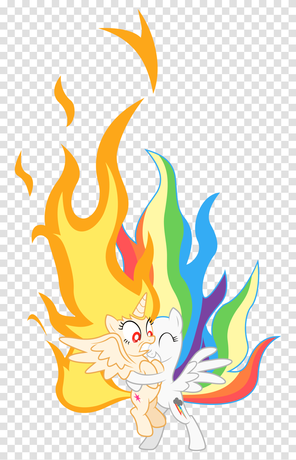 Flame Princess Twilight Flaming Twilight And Super Rainbow Dash, Fire, Bonfire Transparent Png