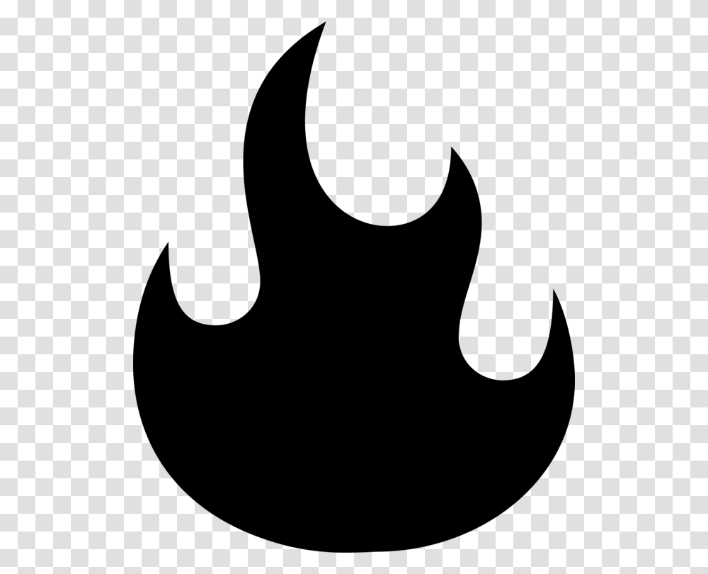 Flame Silhouette Fire Drawing, Gray, World Of Warcraft Transparent Png