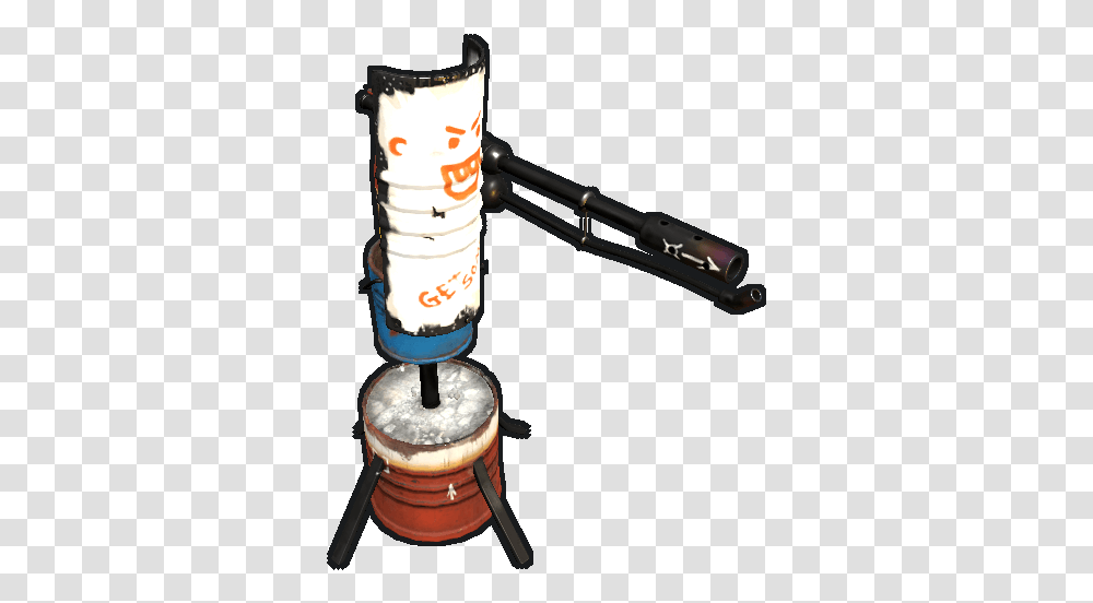 Flame Turret Rust Wiki Fandom Rust Flame Turret, Telescope, Weapon, Weaponry, Lamp Transparent Png