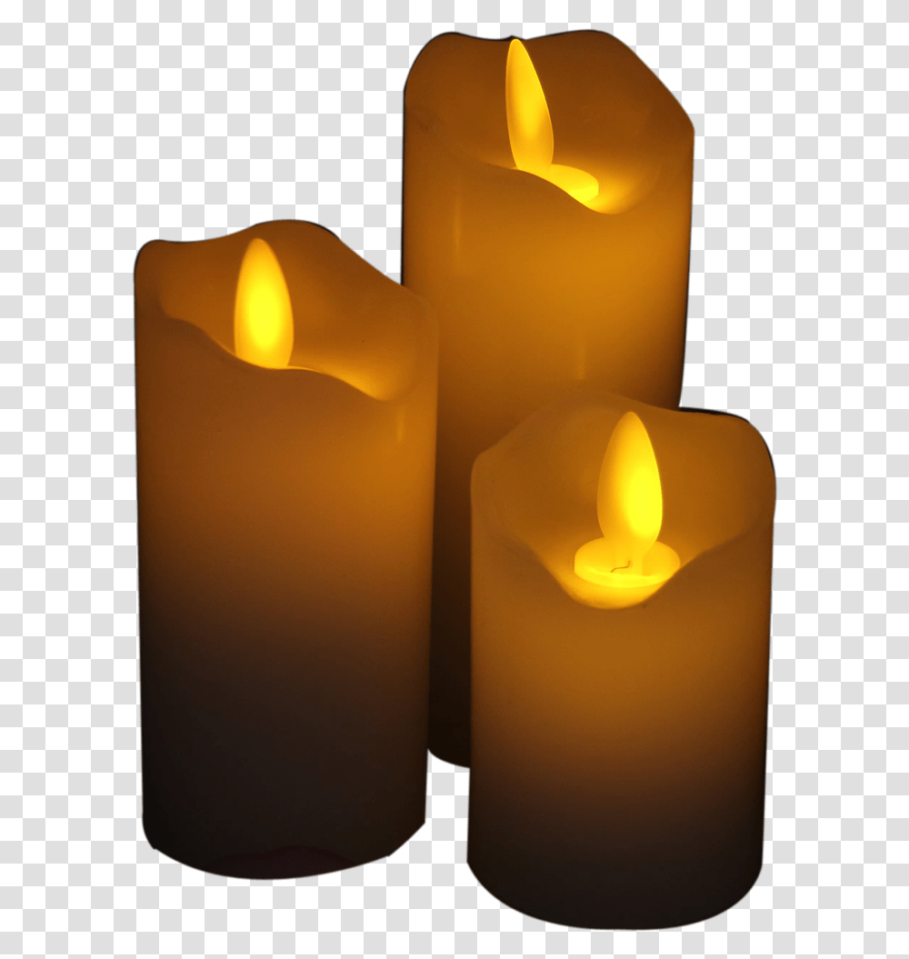 Flameless Candles Wax Candles, Lamp, Fire Transparent Png