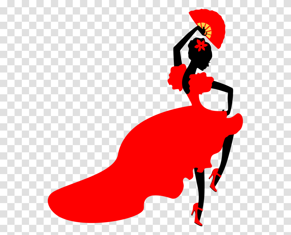 Flamenco Dance Cartoon Silhouette, Outdoors, Tree Transparent Png