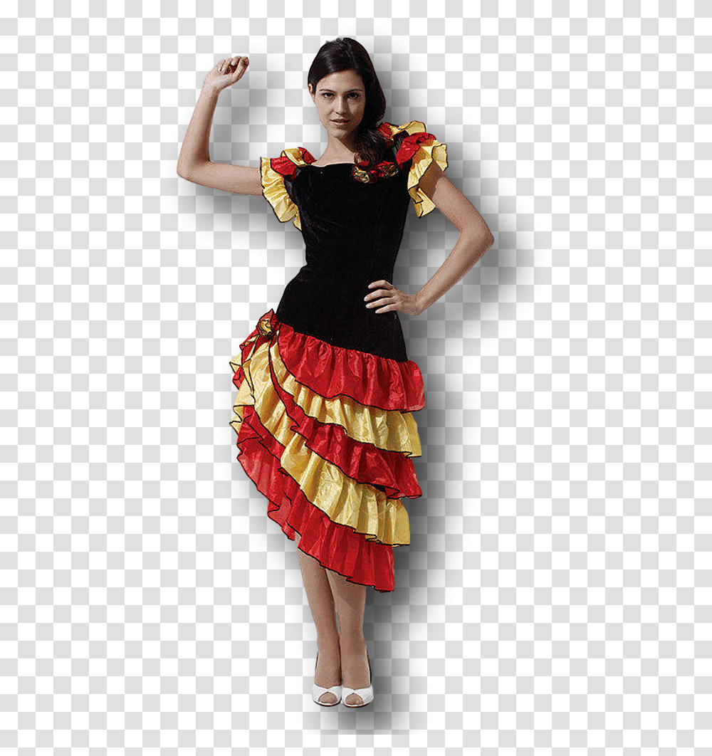 Flamenco Dancer Costume, Skirt, Apparel, Performer Transparent Png