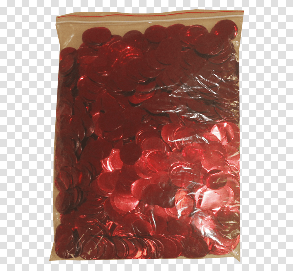 Flameproof Colorfast Metallic Confetti Red Pillow, Aluminium, Sweets, Food, Confectionery Transparent Png