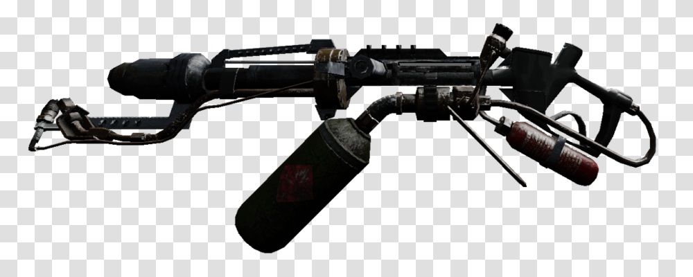 Flamethrower, Gun, Weapon, Weaponry, Rifle Transparent Png