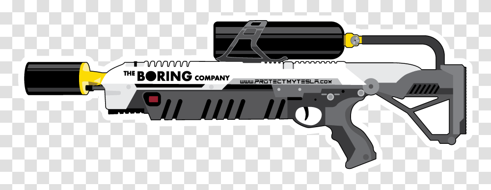 Flamethrower Sticker Elon Musk Flamethrower, Gun, Weapon, Weaponry, Shotgun Transparent Png