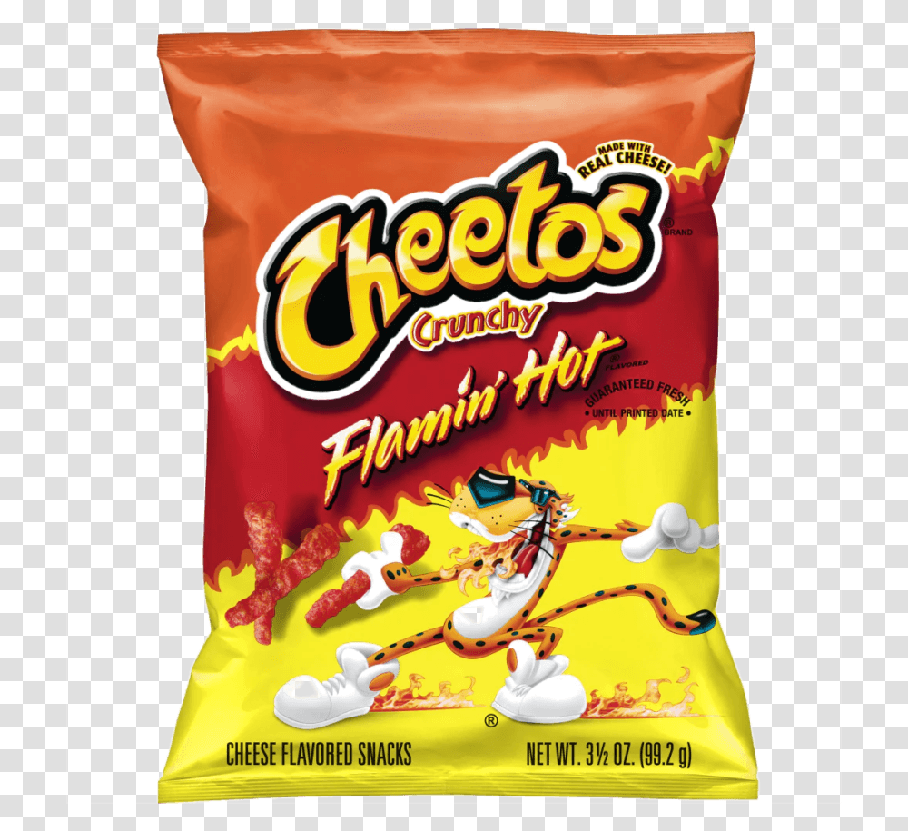Flamin Hot Cheetos Bag, Sweets, Food, Confectionery, Snack Transparent Png
