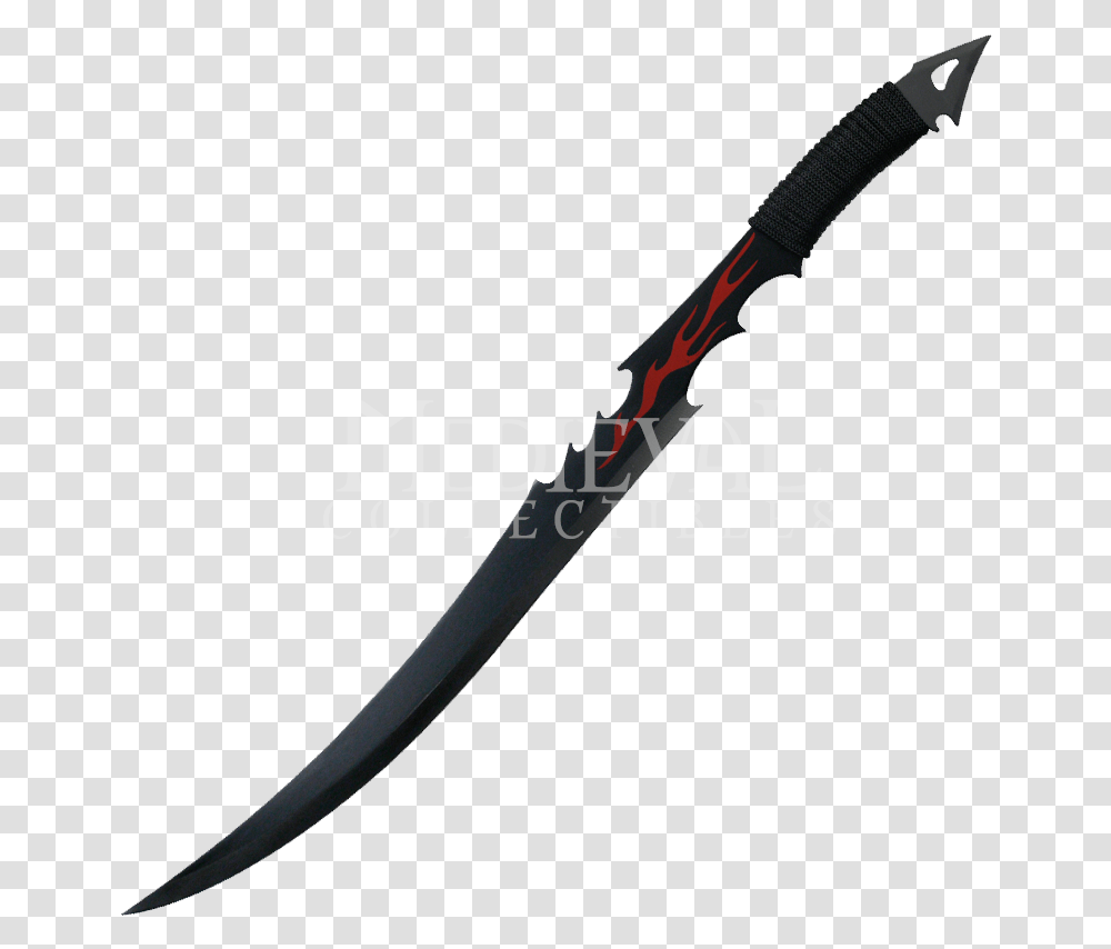 Flaming Sword Espadas De Un Filo, Weapon, Weaponry, Blade, Knife Transparent Png