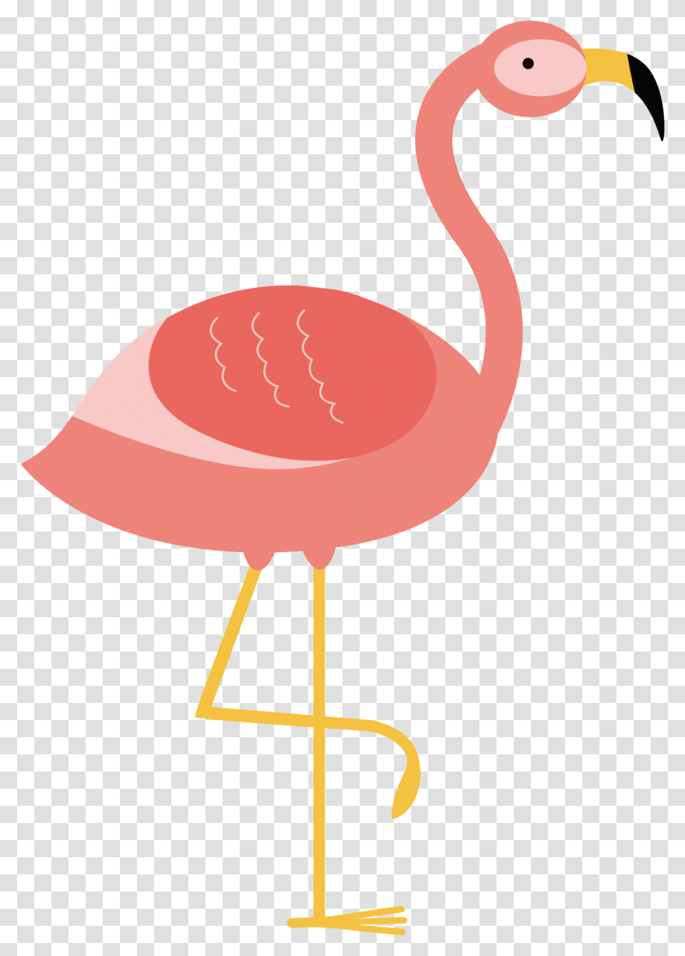 Flamingo Bird Illustration Flamingo Vector, Animal, Lamp Transparent Png