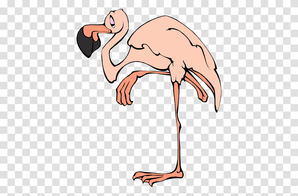 Flamingo Clip Art Cartoon Flamingo Clip Art A Riot, Bird, Animal Transparent Png