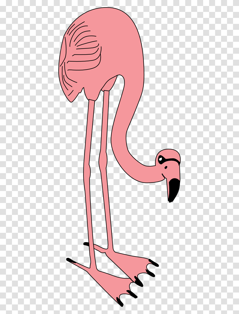 Flamingo Clipart Halloween, Shovel, Tool, Bird, Animal Transparent Png