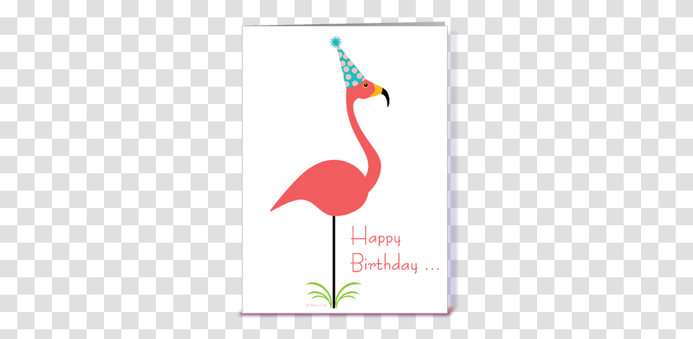 Flamingo Clipart Happy Birthday, Bird, Animal Transparent Png