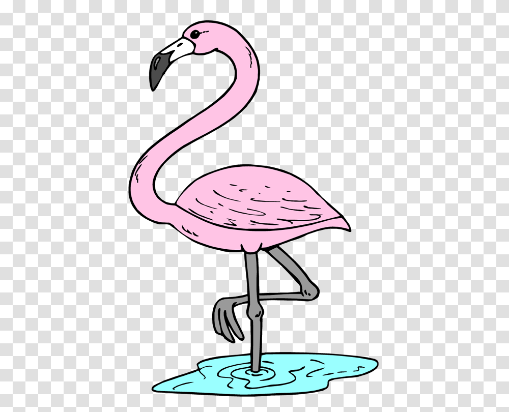 Flamingo Clipart Luau, Bird, Animal, Lamp Transparent Png