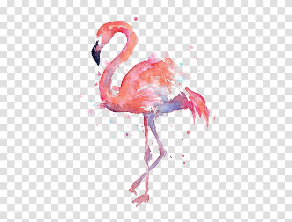 Flamingo Clipart Watercolor Flamingo Watercolor Painting, Bird, Animal, Flock Transparent Png