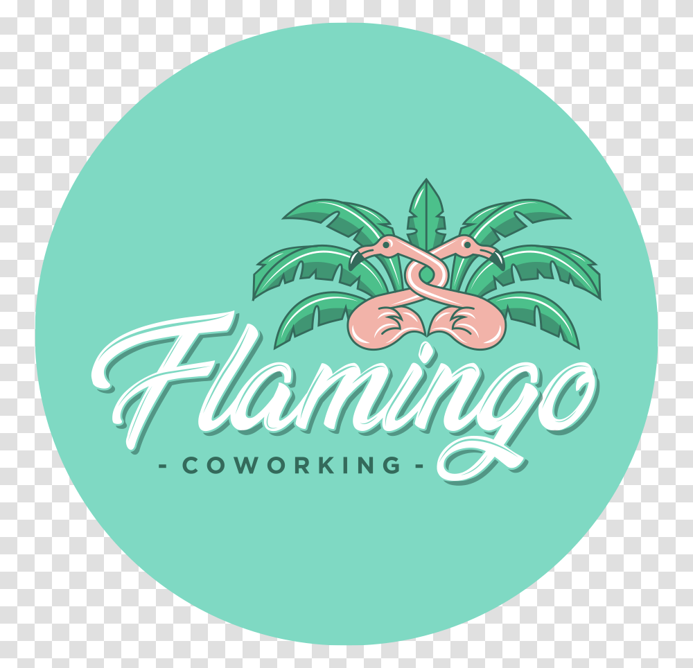 Flamingo Coworking, Logo, Plant, Birthday Cake Transparent Png