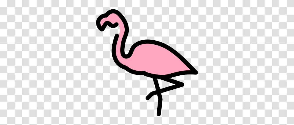 Flamingo Emoji Emoji De Flamenco, Animal, Bird, Smoke Pipe, Waterfowl Transparent Png