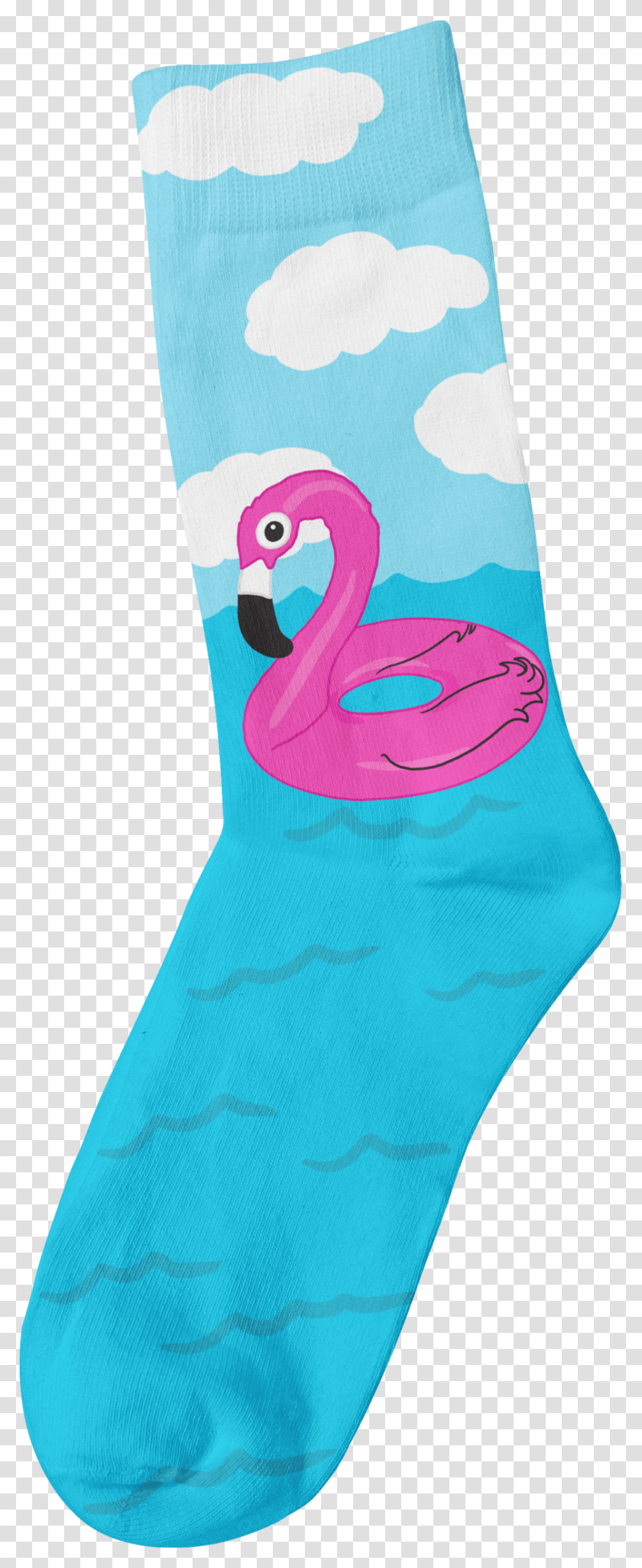 Flamingo Floatie, Sock, Christmas Stocking, Gift Transparent Png