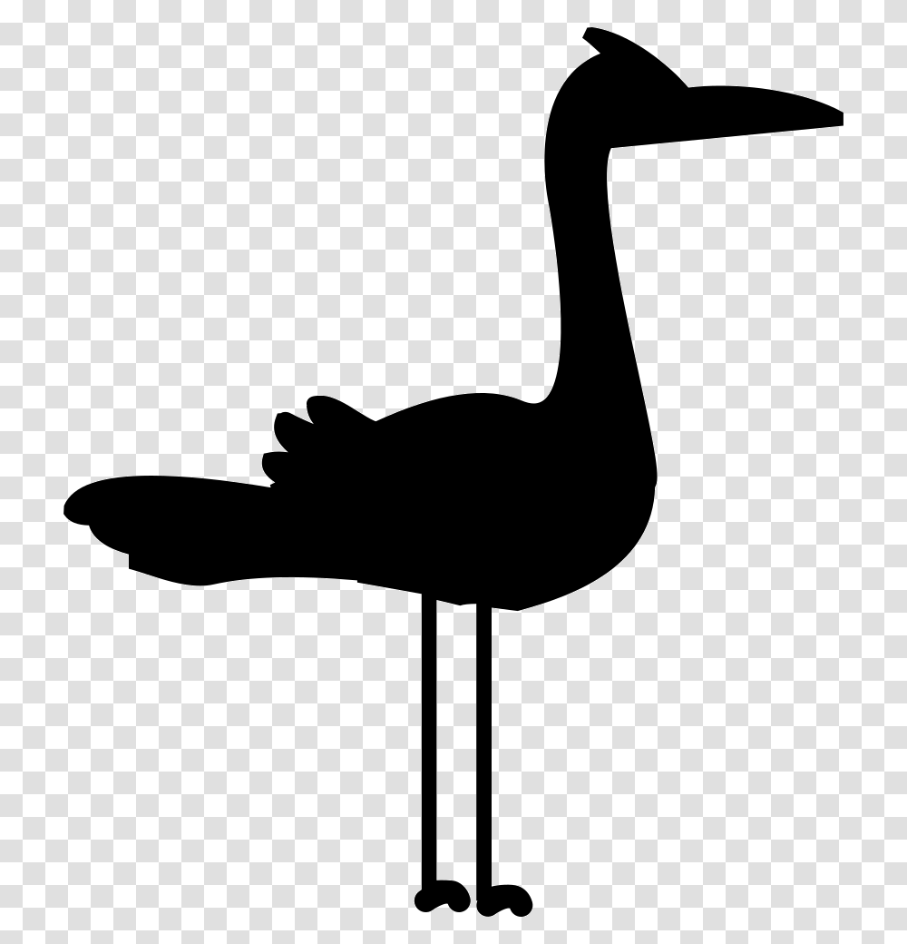 Flamingo Icon, Animal, Bird, Silhouette, Hammer Transparent Png