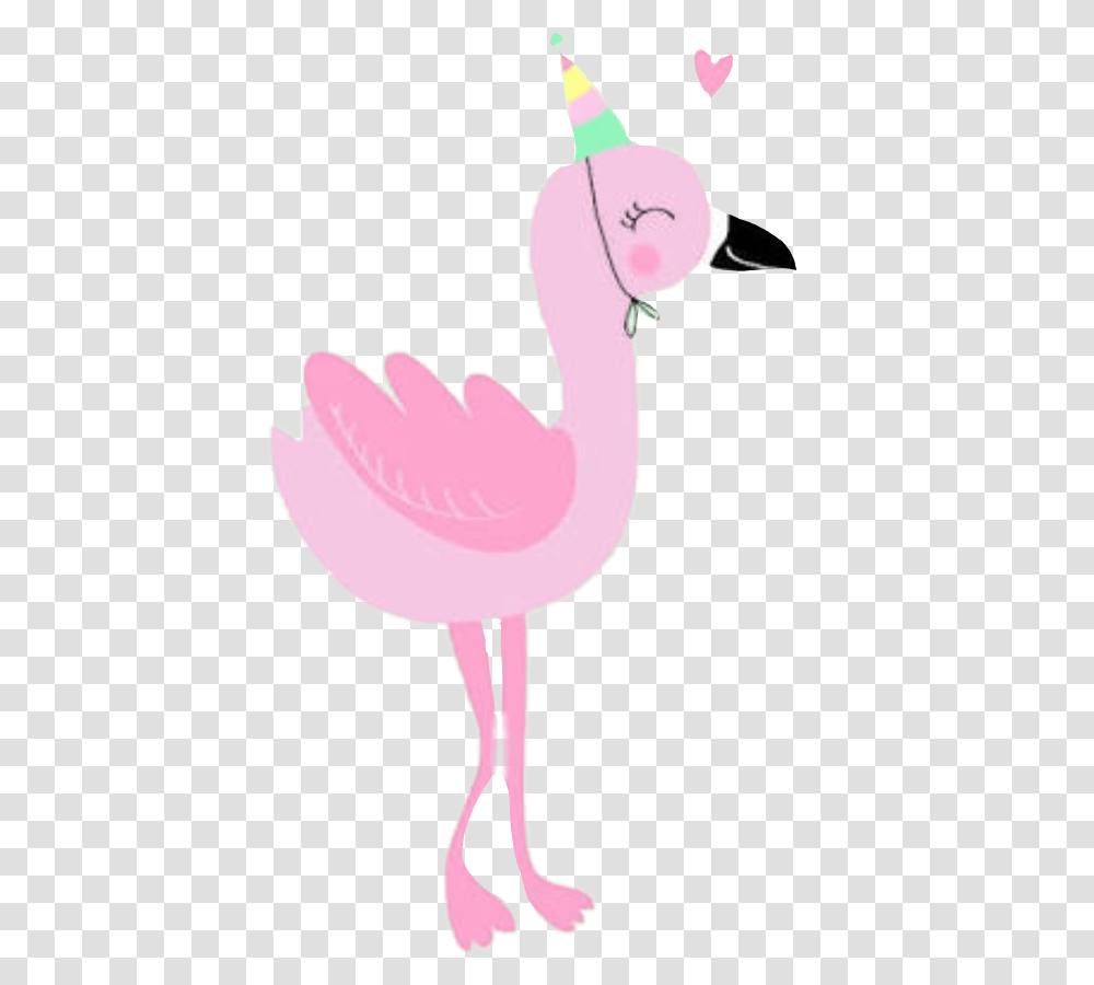 Flamingo Kawaii Kawaiiflamingo Unicorn And Flamingo Party, Animal, Bird, Person, Human Transparent Png