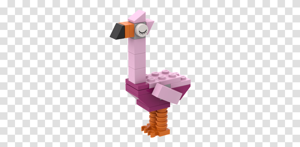 Flamingo Lego, Toy, PEZ Dispenser, Minecraft, Mailbox Transparent Png