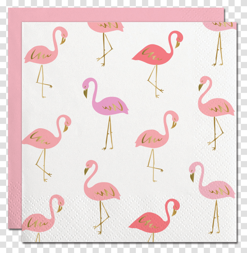 Flamingo Napkins, Bird, Animal, Flock, Zoo Transparent Png