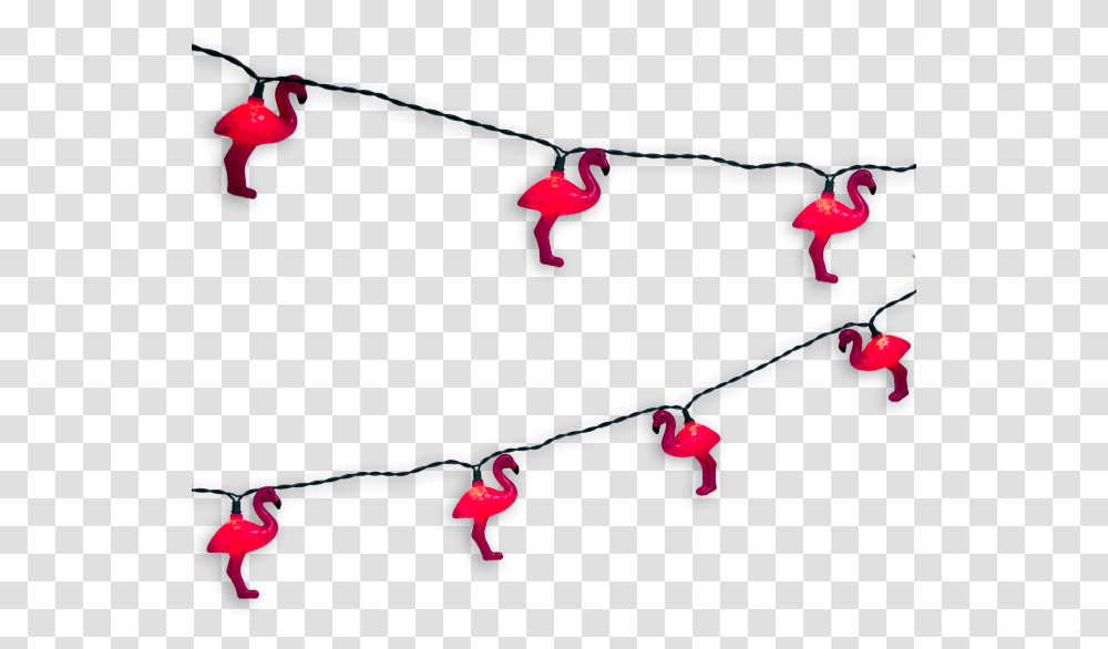 Flamingo String Lights, Bow, Leash, Wand Transparent Png