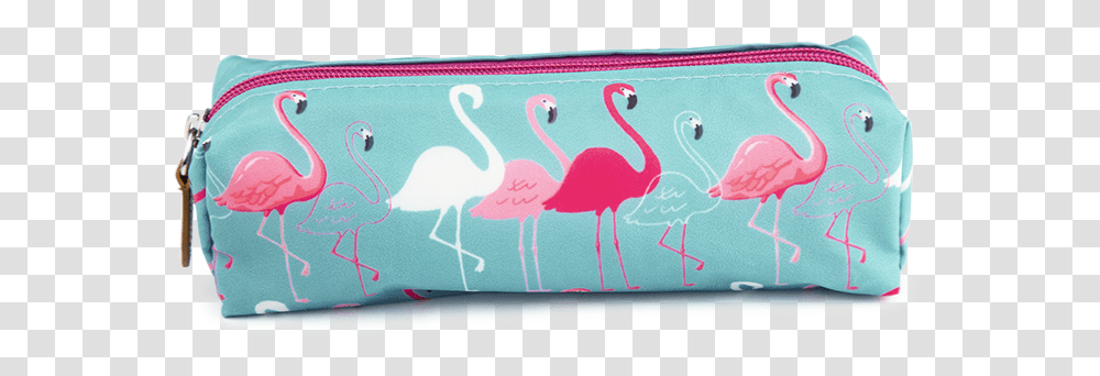 Flamingo Turquoise Go Stationery Clipart Pencil Case Background, Pencil Box, Bird, Animal, Birthday Cake Transparent Png