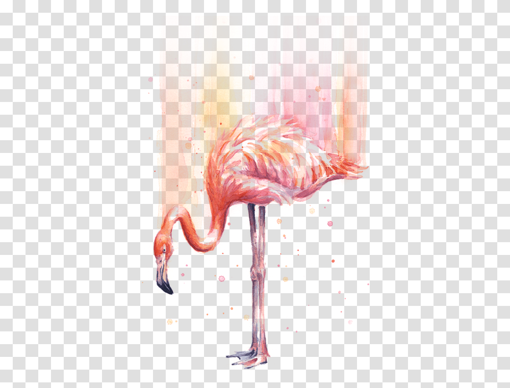 Flamingo Watercolor Painting, Modern Art, Ornament, Pattern Transparent Png