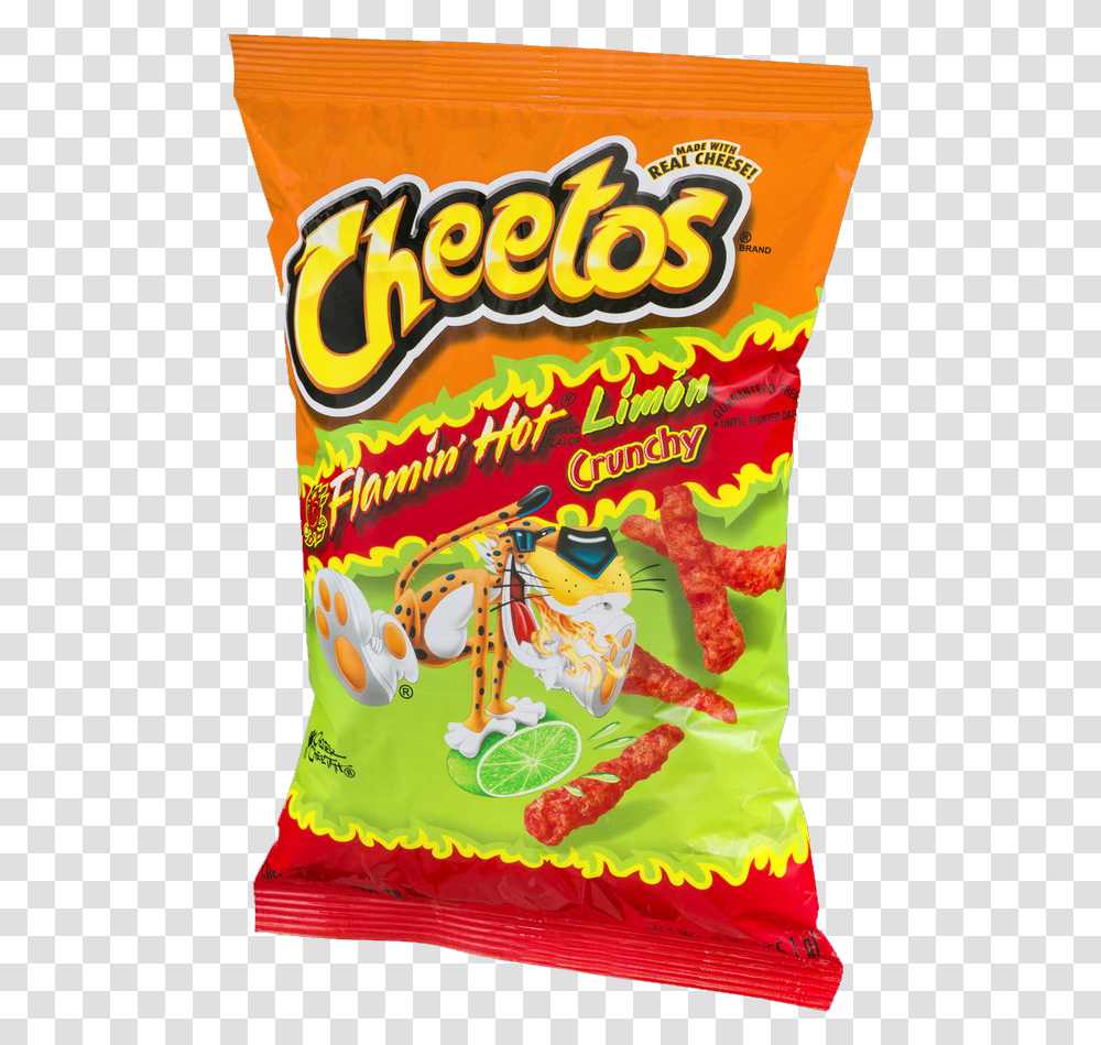 Flaminhotlimon Cheetos Crunchy Flamin Hot Limon Cheese Flavored Snacks, Sweets, Food, Confectionery, Candy Transparent Png