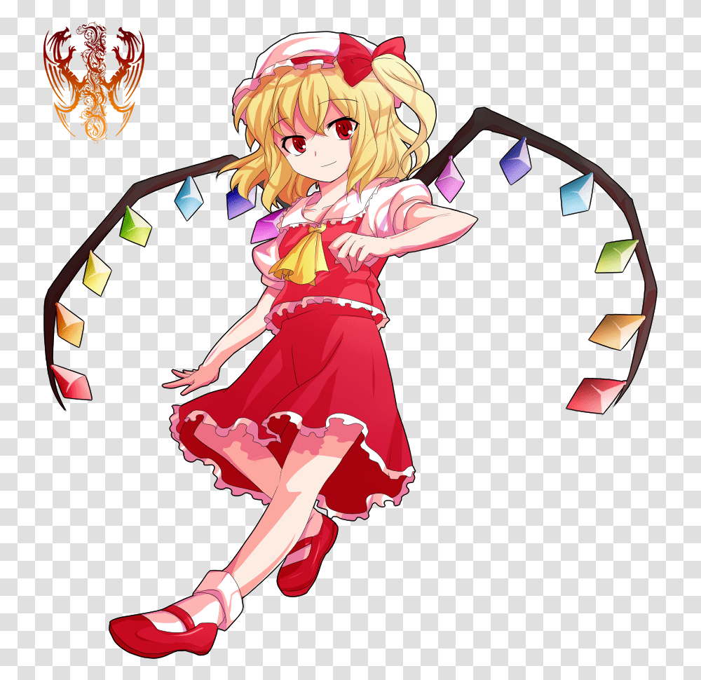 Flandre Scarlet, Manga, Comics, Book, Person Transparent Png