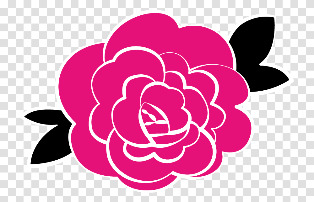 Flapper Girl Retro Party Icon Image Camellia Clip Art, Plant, Flower, Blossom, Purple Transparent Png