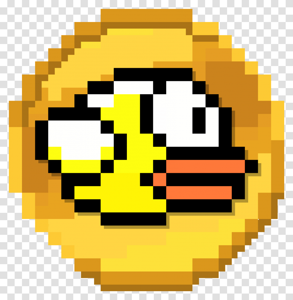 Flappy Bird Coin, Rug, Pac Man Transparent Png