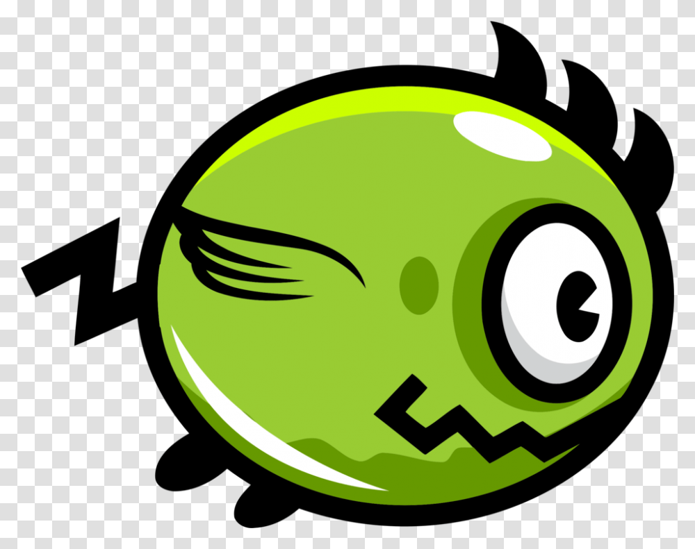 Flappy Bird Flippy Monster Game Monster App, Label, Green Transparent Png