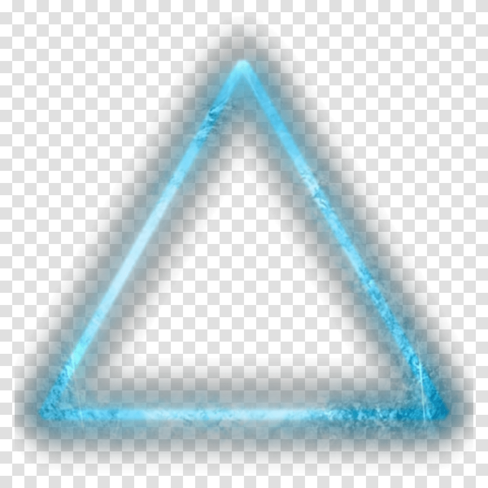 Flare Blue Blueflare Triangle Triangular Fire Triangle, Label Transparent Png