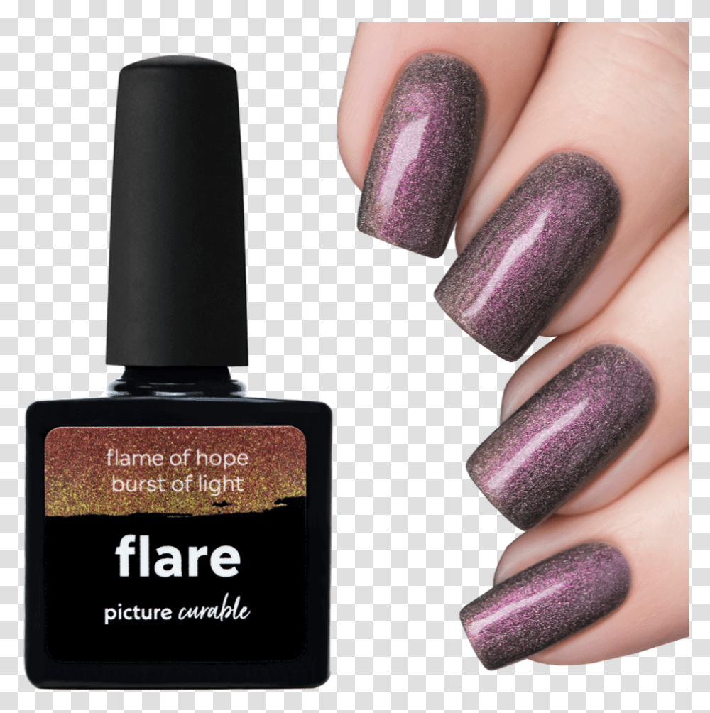 Flare Curable Lacquer Poison Nail Polish, Person, Human, Manicure, Cosmetics Transparent Png
