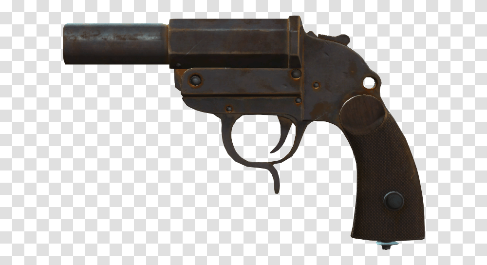 Flare Gun Fallout 4 Flare Gun, Weapon, Weaponry, Handgun Transparent Png
