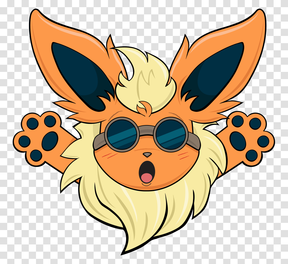 Flareon Emoji Shocked, Sunglasses, Accessories, Accessory, Crowd Transparent Png