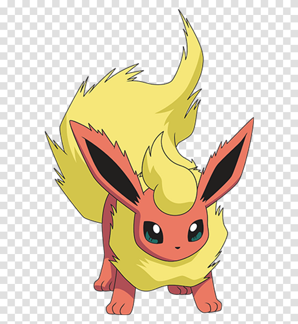 Flareon Fire Eevee Sticker By Kira Hoshimi Pokemon Eevee Flareon, Rodent, Mammal, Animal, Hare Transparent Png