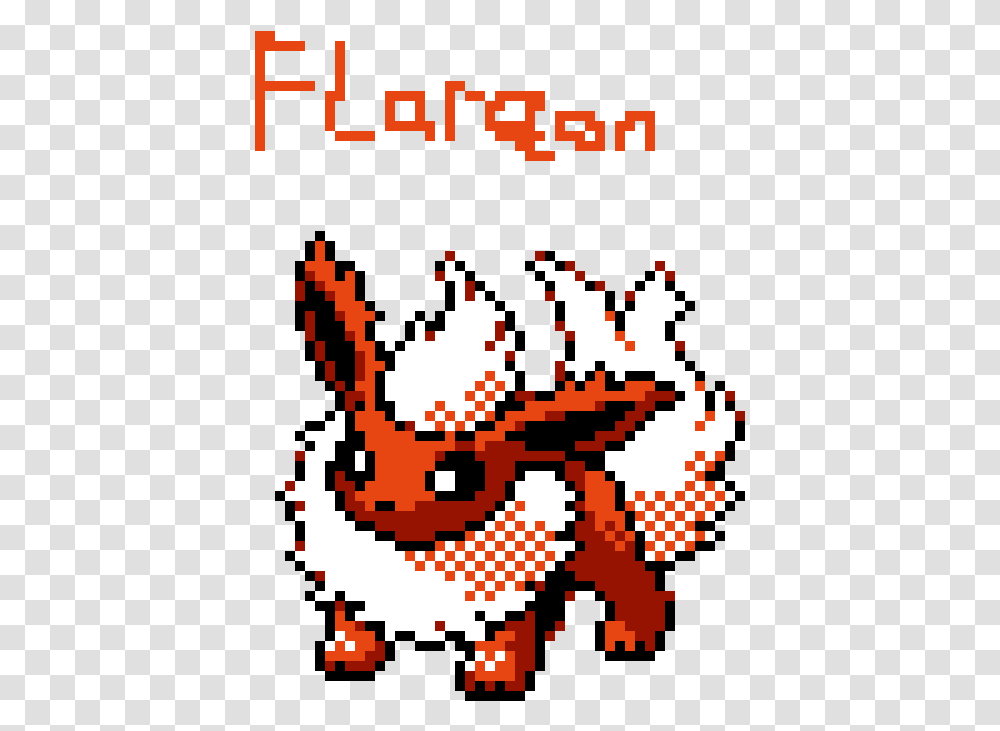 Flareon Pixel Art Maker Pokemon Excel Pixel Art, Rug, Text, Poster, Advertisement Transparent Png