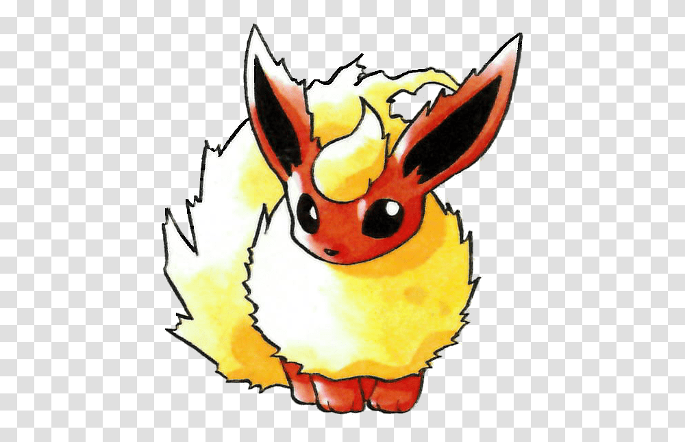 Flareon Used Fire Spin And Will O Wisp, Label Transparent Png