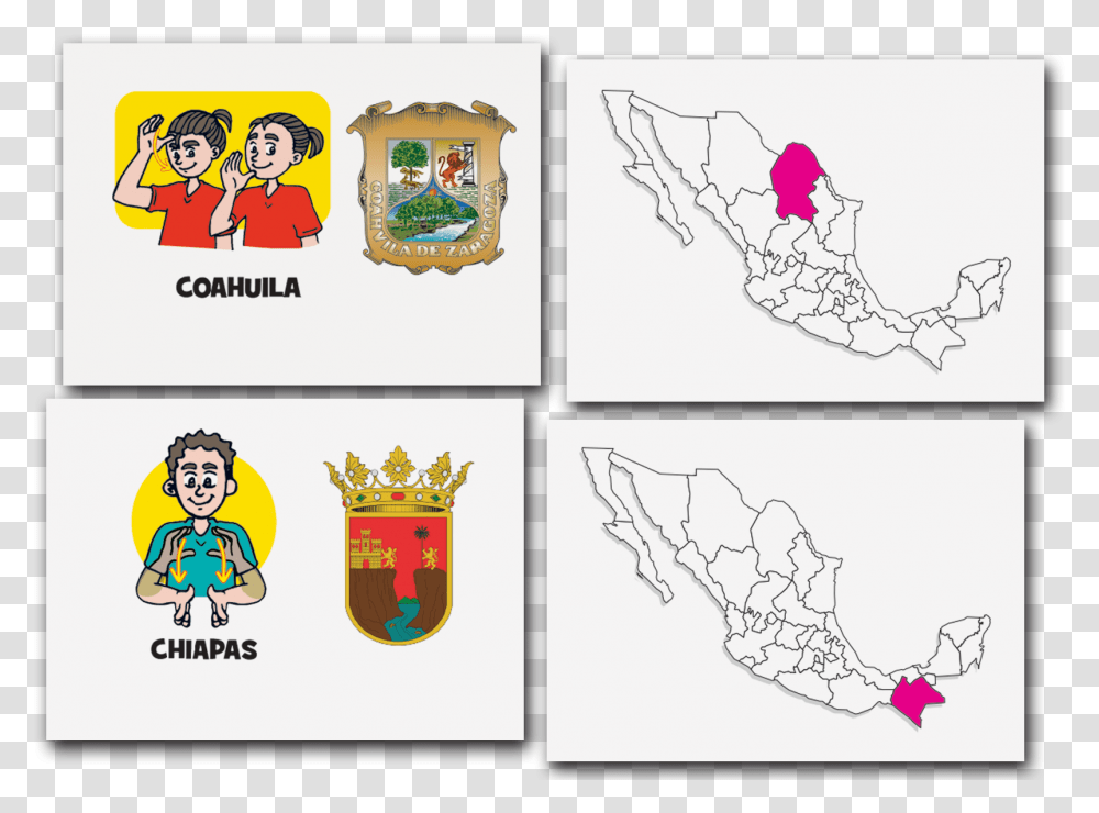 Flash Cards Republica Mexicana Cartoon, Label, Collage, Poster Transparent Png