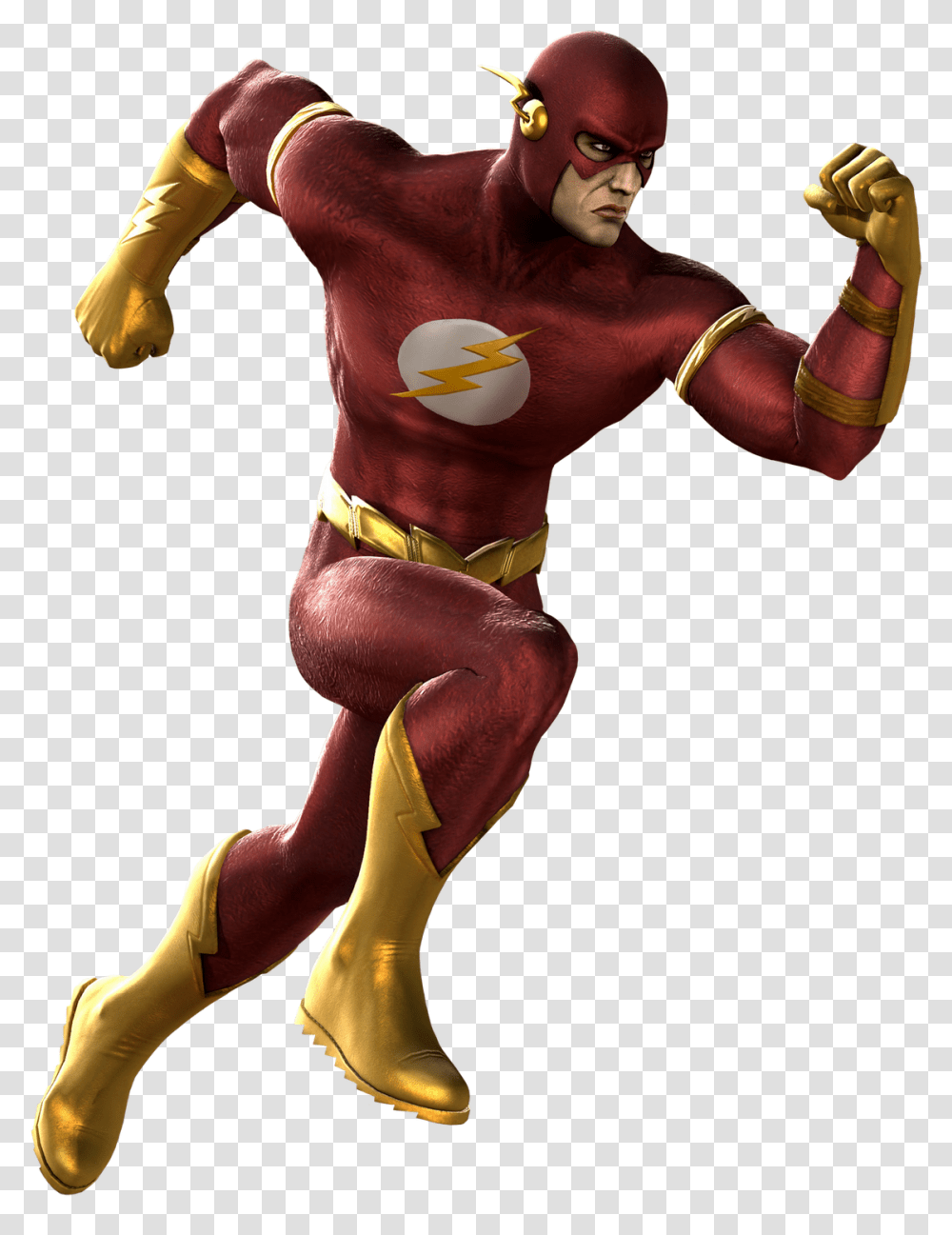Flash Free Background Mk Vs Dc Flash, Figurine, Person, Doll, Toy Transparent Png