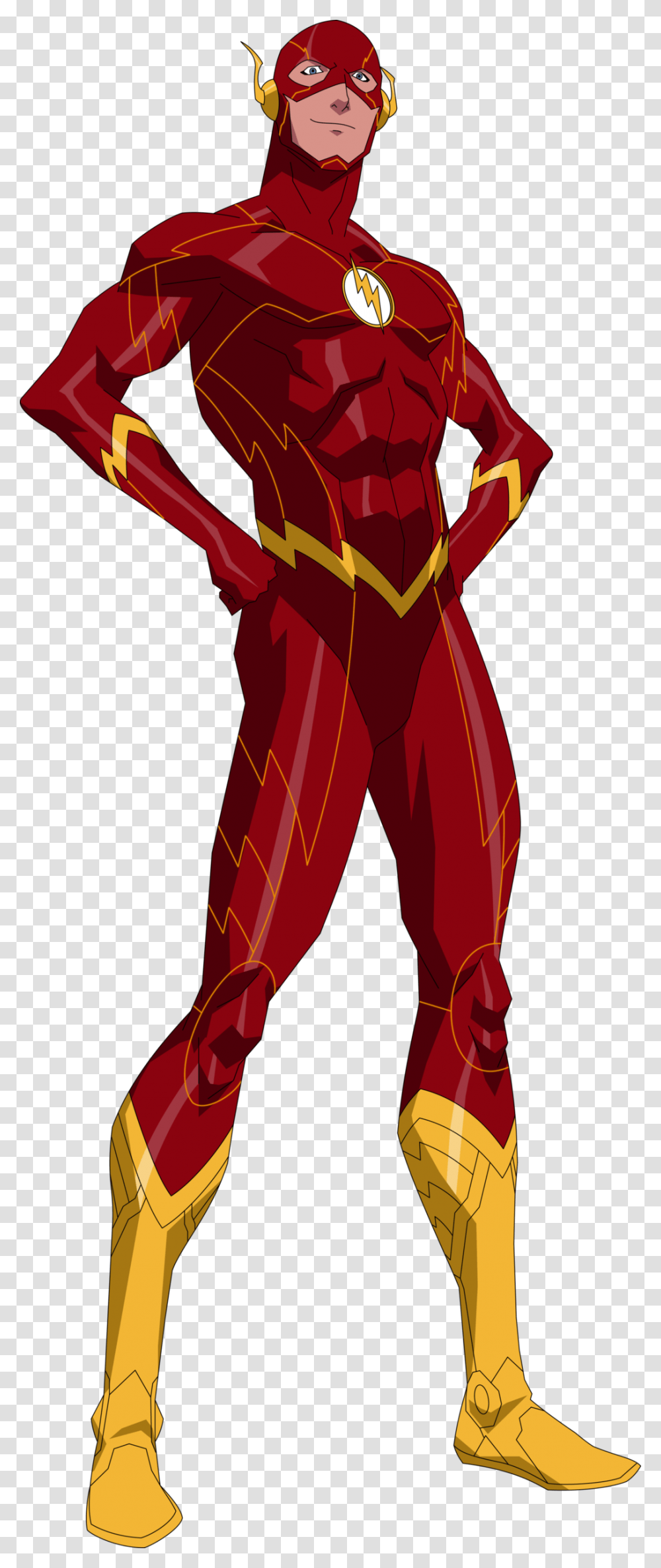 Flash Man Image Phil Bourassa Flash, Person, Costume, Hand, Performer Transparent Png