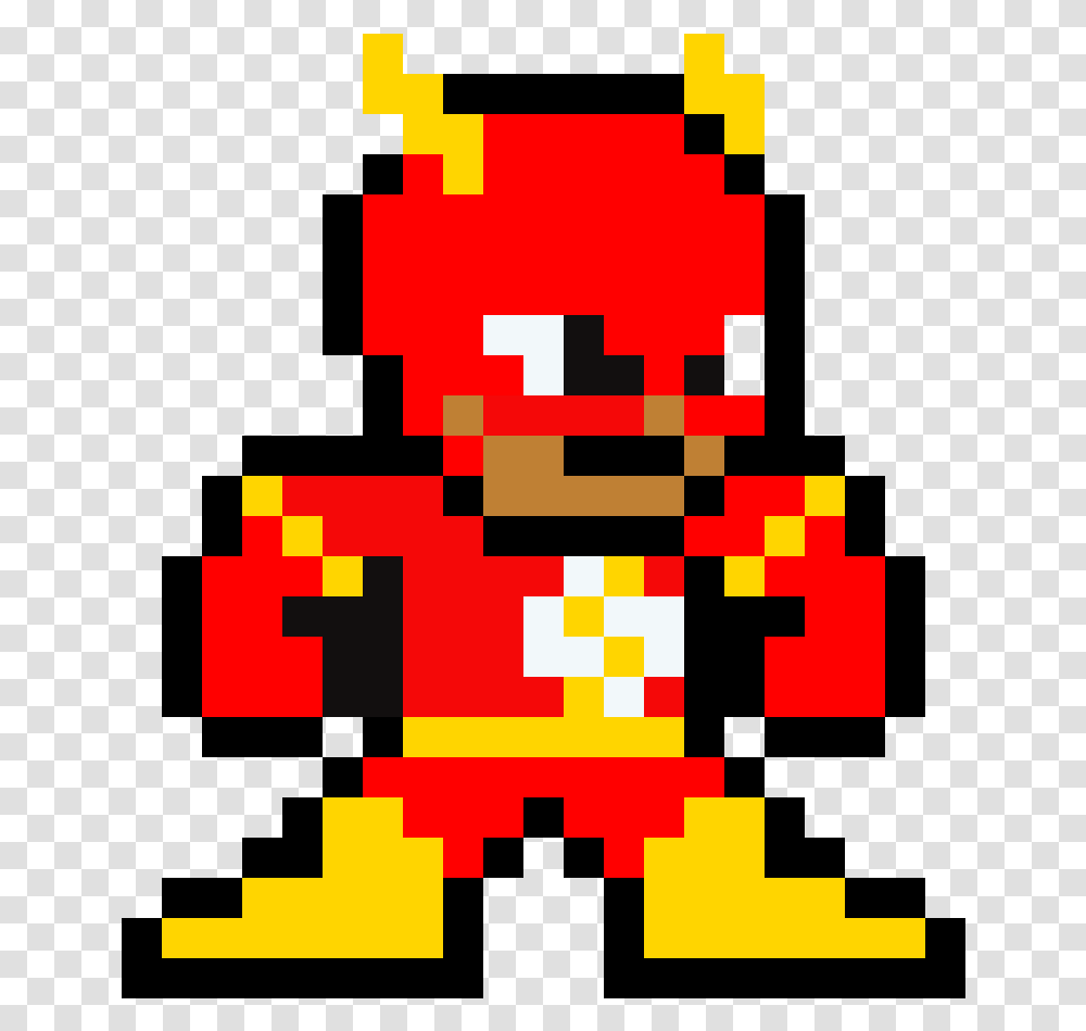 Flash Pixel Art Grid, Pac Man, Super Mario Transparent Png