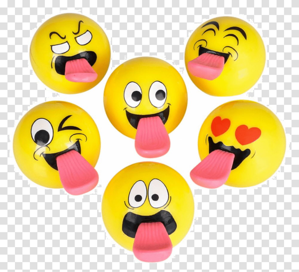 Flashing Emoticon Tongue Ball Cartoon Transparent Png