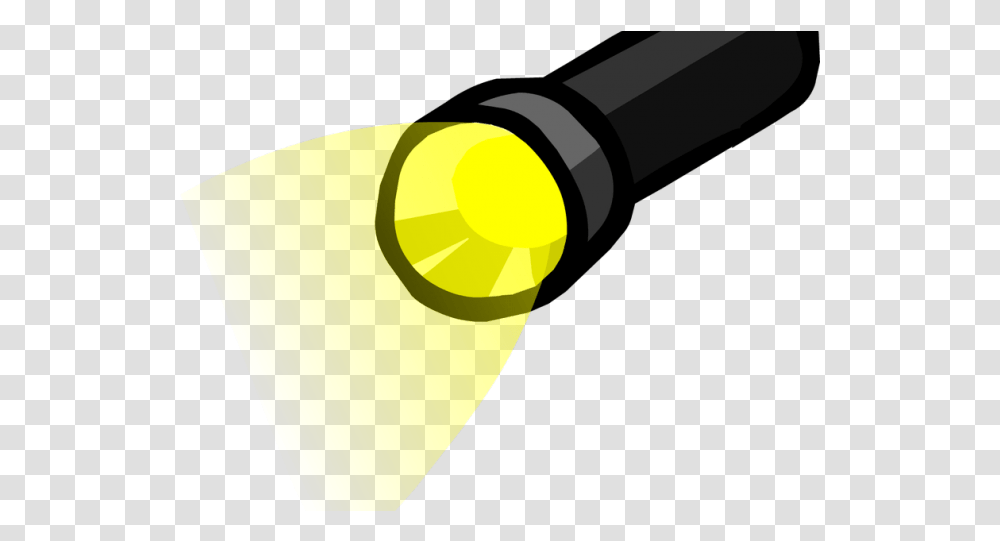 Flashlight Clipart Cartoon Flashlight, Tennis Ball, Sport, Sports, Lamp Transparent Png