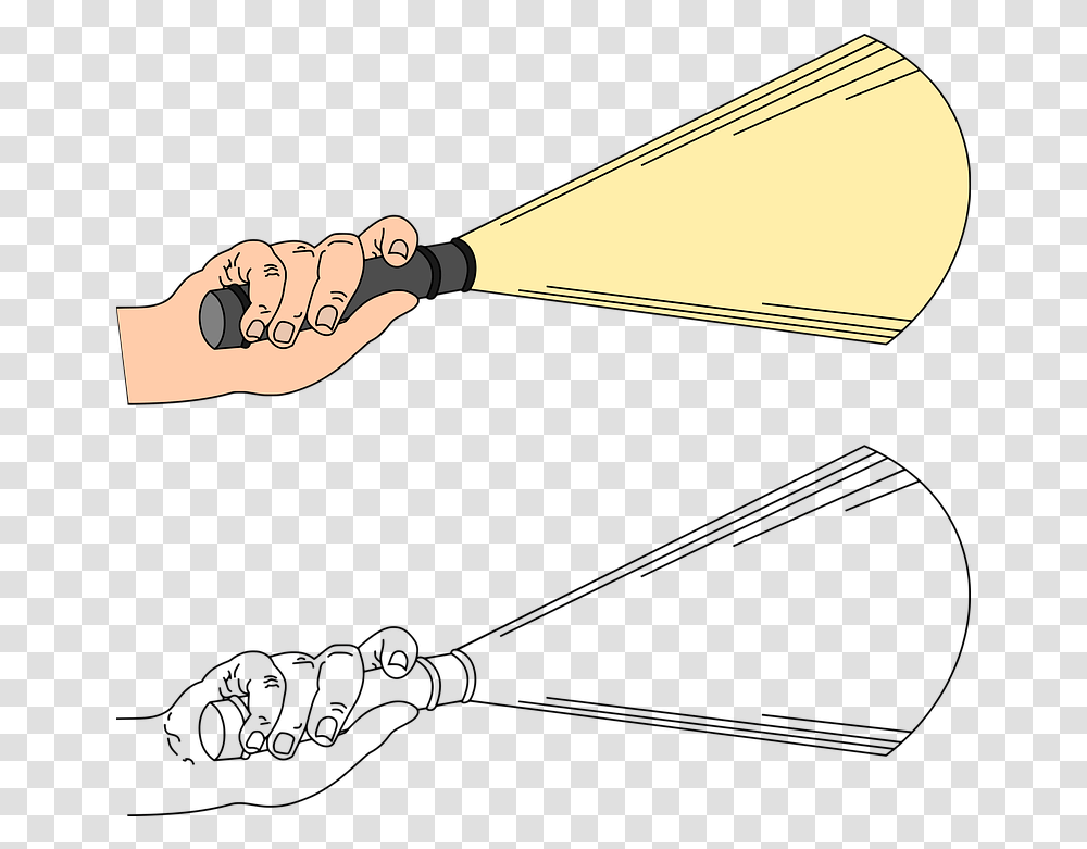 Flashlight Hand Light Free Image On Pixabay Saw, Oars, Paddle, Lute, Musical Instrument Transparent Png