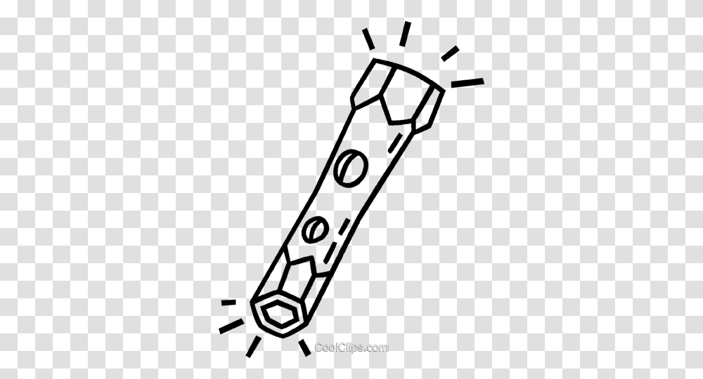 Flashlight Royalty Free Vector Clip Art Illustration, Lamp, Wrench Transparent Png