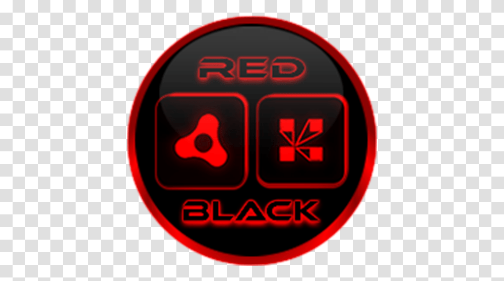 Flat Black And Red Icon Pack Free Apps On Google Play Language, Gauge, Tachometer, Word Transparent Png